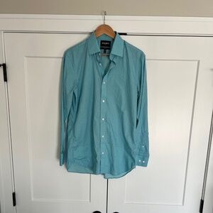 Bonobos Mens Jetsetter Stretch Dress Shirt Size 16/35 Slim Fit